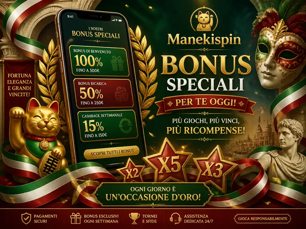 Manekispin bonus 20 € condiciones requisitos